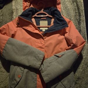 Roxy Coral and Gray Jacket